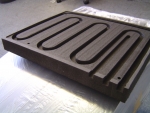 Polyethylene cnc machined foam insert