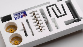 Polystyrene component tray