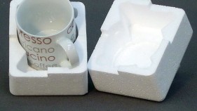 Polystyrene mug packaging