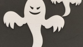 Halloween hanging foam ghost decorations