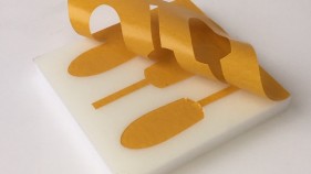 White Plastazote Foam Insert With Self Adhesive Backing