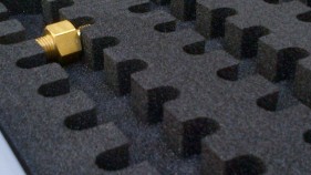 Re-usable Foam Tray for Brass Parts