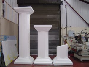 polystyrene columns birmingham