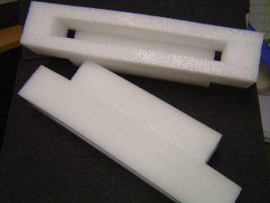 Foam end caps