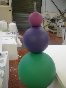 Painted Polystyrene Balls