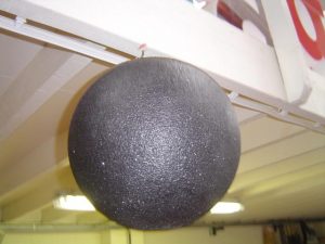 Large polystyrene sphere