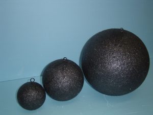 Painted polystyrene Spheres