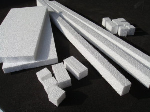 polystyrene profiles and cut parts